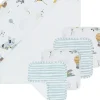 Bath Potty|5pc Living Textiles Infant/Baby Cotton Hooded Towel Bath Gift Set Up Up & Away - cutbabycare.com | baby boutique & care hub