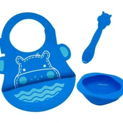 Shop All|3pc Marcus & Marcus Toddler/Children's/Baby Cutlery Set Lucas Hippo Blue 6m+ - cutbabycare.com | baby boutique & care hub