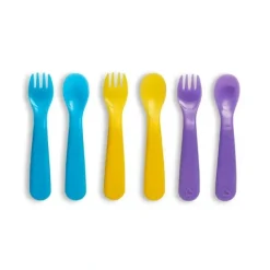 Shop All|6PC Munchkin Ergonomic ColorReveal Color Changing Toddler/Baby Utensils 12M+ - cutbabycare.com | baby boutique & care hub