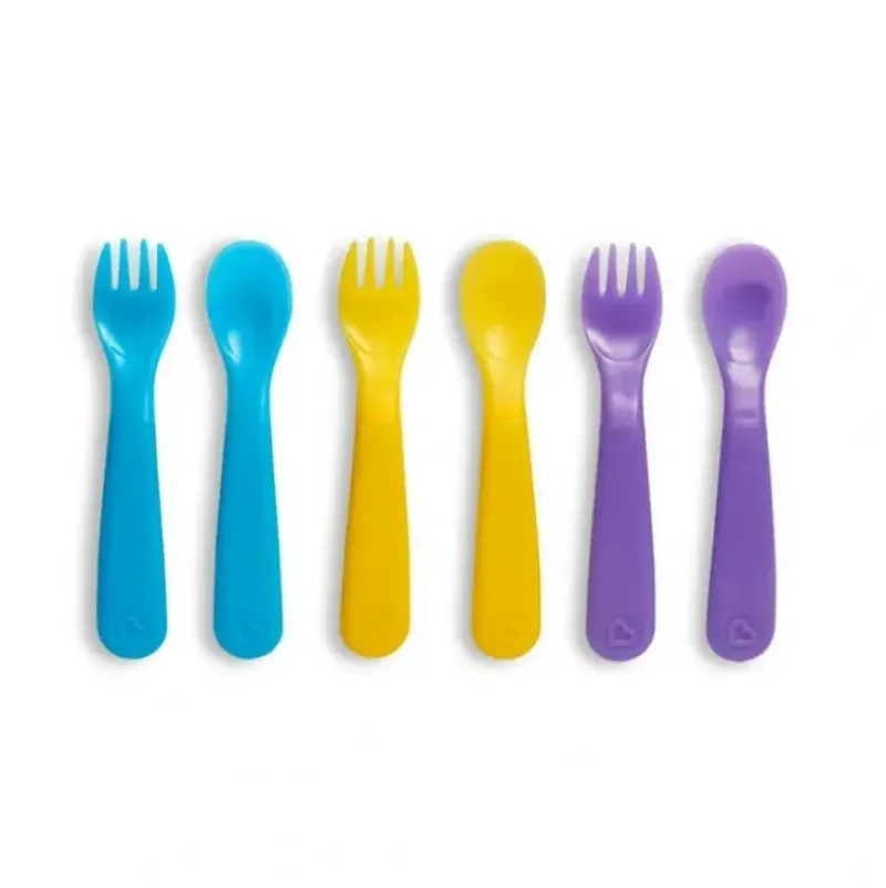 Shop All|6PC Munchkin Ergonomic ColorReveal Color Changing Toddler/Baby Utensils 12M+ - cutbabycare.com | baby boutique & care hub