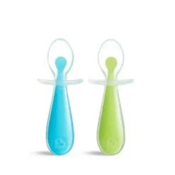 Shop All|2PC Munchkin Gentle Scoop Toddler/Baby Silicone Training Spoons Set 6M+ - cutbabycare.com | baby boutique & care hub