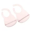 Shop All|2pc My Pure Silicone Baby/Toddler Feeding Bibs Catcher Set - Blush 4M+ - cutbabycare.com | baby boutique & care hub