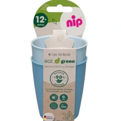 Shop All|2pc Nip Baby/Infant/Toddler Eat Green BPA/PVC Free Drinking Beaker Cup Blue 12m+ - cutbabycare.com | baby boutique & care hub