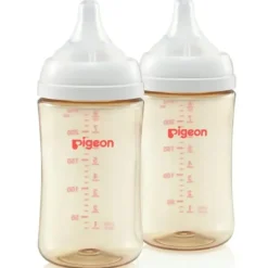 Nursing Feeding|2pc PIGEON Softouch lll Drinking/Feeding Bottle PPSU Anti-Colic 240ml Baby 3m+ - cutbabycare.com | baby boutique & care hub
