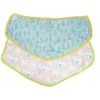 Stroller|2pc Playgro Fauna Friends Reversible 2-In-1 Baby Bib to Burp Cloth 0m+ - cutbabycare.com | baby boutique & care hub