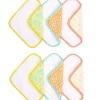 Bath Potty|6pc Playgro Fauna Friends Baby Bathing Soft Cotton Face Washer Cloths 0m+ - cutbabycare.com | baby boutique & care hub