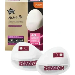 Shop All|40pc Tommee Tippee Made For Me Disposable Leak Proof Breast Pads Daily Medium - cutbabycare.com | baby boutique & care hub