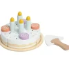 Pearhead - Celebration Montessori Birthday Cake Toy Set, 14 Piece Wooden Play Toy Set - cutbabycare.com | baby boutique & care hub* Shop