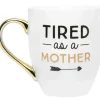 Pearhead - Parent Coffee Mug, Tired as a Mother Whimsical Mug - cutbabycare.com | baby boutique & care hub* Flash Sale