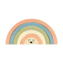 Pearhead - Pearhead Wooden Rainbow Stacking Toy, Baby and Toddler Montessori Toy Ages 1+ Years - cutbabycare.com | baby boutique & care hub* Discount