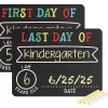 Pearhead Baby - First and Last Day Chalkboard Signs, Reusable And Erasable Chalkboard - cutbabycare.com | baby boutique & care hub* Discount