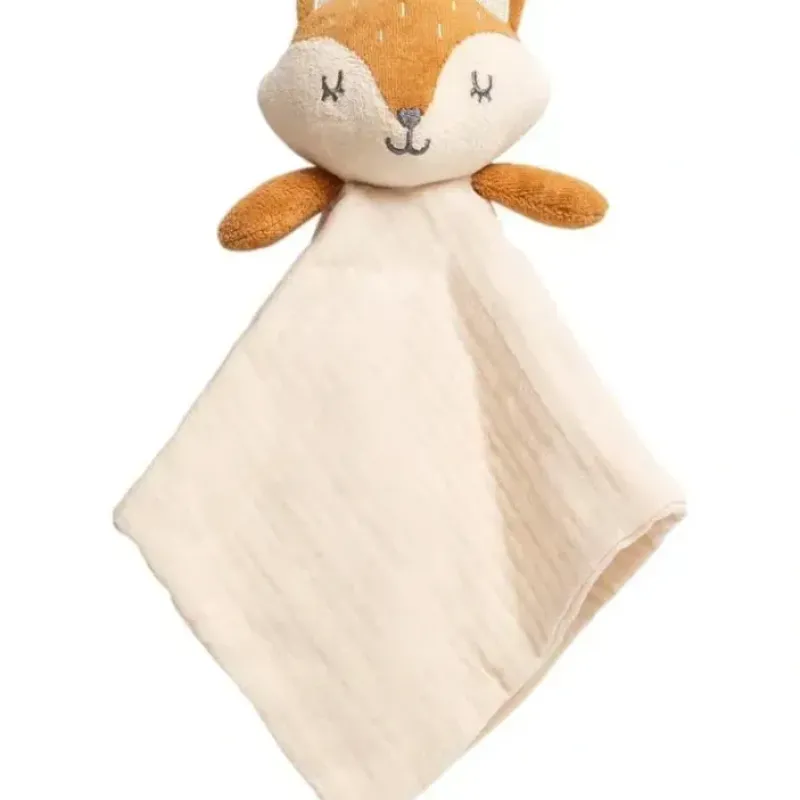 Pearhead Baby - Security Blanket, Snuggle Toy Stuffed Animal, Cotton Muslin Fox Lovey - cutbabycare.com | baby boutique & care hub* Fashion