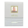 Pearhead Baby 1st Year Memory Book Hello Baby Grey and Gold - cutbabycare.com | baby boutique & care hub* Best Sale