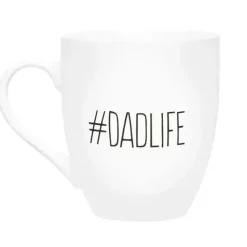 Pearhead '#Dadlife' Ceramic Coffee Mug, White - cutbabycare.com | baby boutique & care hub* Best