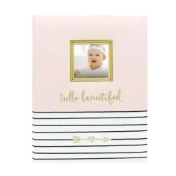Pearhead Gold & Pink Baby 1st Year Memory Book - cutbabycare.com | baby boutique & care hub* Shop