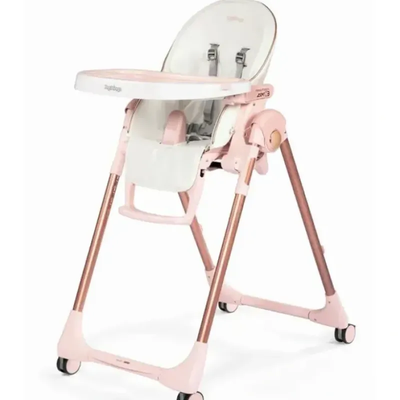 Peg-Perego - Prima Pappa Zero 3 High Chair, Mon Amour (Rose Gold) - cutbabycare.com | baby boutique & care hub* Online