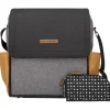 Petunia - Boxy Backpack Diaper Bag, Camel/Graphite - cutbabycare.com | baby boutique & care hub* Shop