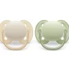 Phillips Avent - 2Pk Ultra Soft Pacifier, 0/6M, Mixed Colors - cutbabycare.com | baby boutique & care hub* Clearance
