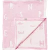 Piccolo Bambino - Feather Chenille Blanket Stroller Blanket On Wooden Hanger Pink - cutbabycare.com | baby boutique & care hub* Hot