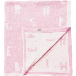 Piccolo Bambino - Feather Chenille Blanket Stroller Blanket On Wooden Hanger Pink - cutbabycare.com | baby boutique & care hub* Hot