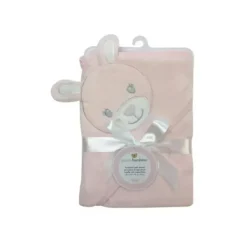 Piccolo Bambino - Hooded Bath Towel, Pink Bunny - cutbabycare.com | baby boutique & care hub* Discount