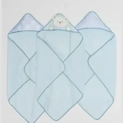 Piccolo Bambino - 3Pk Hooded Towel Blue - cutbabycare.com | baby boutique & care hub* Best