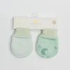 Piccolo Bambino - 2Pk Jersey Scratch Mitts Green - cutbabycare.com | baby boutique & care hub* Store