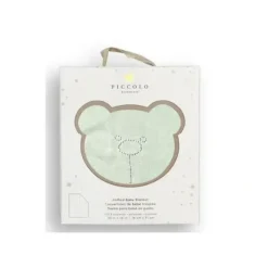 Piccolo Bambino - Pointelle Signature Stroller Blanket With Gift Box Green - cutbabycare.com | baby boutique & care hub* Store