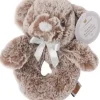Piccolo Bambino - Ring Rattle 2-Tone Plush, Bear, Beige/Blue - cutbabycare.com | baby boutique & care hub* Cheap