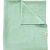 Piccolo Bambino - Sweater Knit Blanket On Wooden Hanger Green - cutbabycare.com | baby boutique & care hub* Clearance