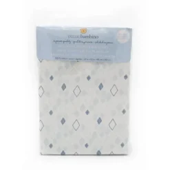Piccolo Bambino Blue Diamond Crib Sheets - cutbabycare.com | baby boutique & care hub* Flash Sale