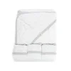 Piccolo Bambino Grey Dotted Baby Hooded Towel & 3 Baby Washcloths Set - cutbabycare.com | baby boutique & care hub* Store