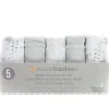 Piccolo Bambino 5pk Terry Baby Washcloth Set,Grey - cutbabycare.com | baby boutique & care hub* Outlet