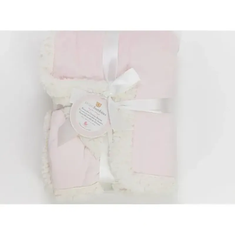 Piccolo Bambino Reversible Chamois Baby Blankets,Pink - cutbabycare.com | baby boutique & care hub* Cheap