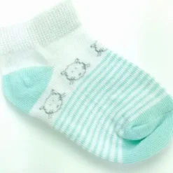 Piero Liventi Animal Green Stripes Baby Socks - cutbabycare.com | baby boutique & care hub* Flash Sale