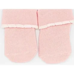 Piero Liventi Pink Cuffs Baby Girl Socks - cutbabycare.com | baby boutique & care hub* Online