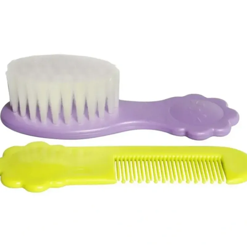 PIGEON Comb & Brush Set Soft Nylon Bristles for Baby/Infant/Kids Hair Grooming - cutbabycare.com | baby boutique & care hub* Best