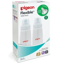 PIGEON Flexible(TM) Peristaltic Bottle Slim Neck 240ml x 2 Twin Pack - cutbabycare.com | baby boutique & care hub* Cheap