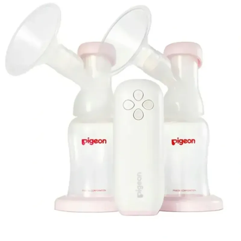 PIGEON Go Mini Portable Electric Double Breast Pump Breastfeeding Suction White - cutbabycare.com | baby boutique & care hub* Cheap