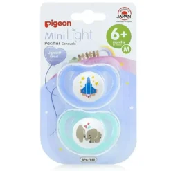 PIGEON Minilight Pacifier Twin Pack M - cutbabycare.com | baby boutique & care hub* Store