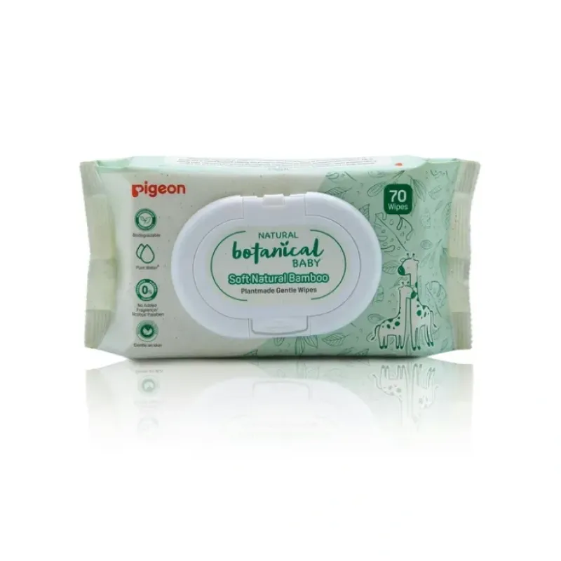PIGEON Natural Botanical Baby Plantmade Wipes 70 Pack - cutbabycare.com | baby boutique & care hub* Fashion