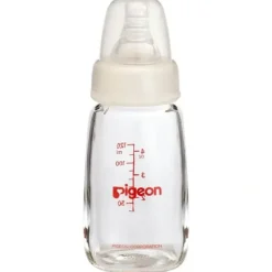 PIGEON Slim Neck Peristaltic 120mL Glass Feeding Bottle for Newborn Baby/Infant - cutbabycare.com | baby boutique & care hub* New
