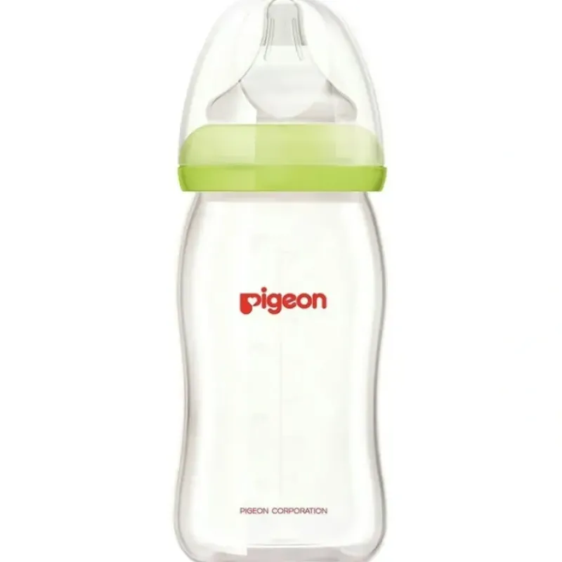 PIGEON Softouch Glass Peristaltic Plus Feeding Bottle 160ml w/ SS Teat Baby 0m+ - cutbabycare.com | baby boutique & care hub* Shop