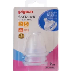 PIGEON Softouch Peristaltic Plus Teat Small 2 Pack - cutbabycare.com | baby boutique & care hub* Cheap