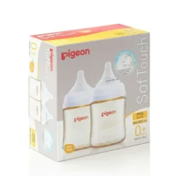 PIGEON Softouch Peristaltic Plus Wide Neck PPSU 160ml BPA BPS Free Twin Pack - cutbabycare.com | baby boutique & care hub* Outlet