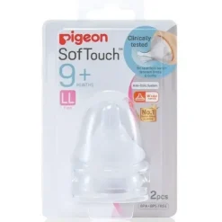 PIGEON SoftTouch Peri Plus Teat LL 2 Pack - cutbabycare.com | baby boutique & care hub* Best Sale