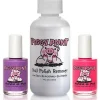Piggy Paint Non-toxic Girls Nail Polish Kit, Girls Rule (Purple, Pink, Remover) - cutbabycare.com | baby boutique & care hub* Clearance