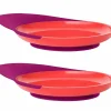 Shop All|2PK Boon Baby/Toddler 9m+ Feeding Catch Food Catcher Plate w/ Suction Base PK/PP - cutbabycare.com | baby boutique & care hub