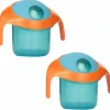 Shop All|2PK Boon Nosh Baby/Toddler/Kids Feeding Snack Container Food Cup 9m+ w/ Lid Blue - cutbabycare.com | baby boutique & care hub