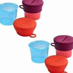 Shop All|2PK Boon Snug Baby/Kids Snack Container Food Silicone Lid w/ Cup Storage 9m+ PK - cutbabycare.com | baby boutique & care hub